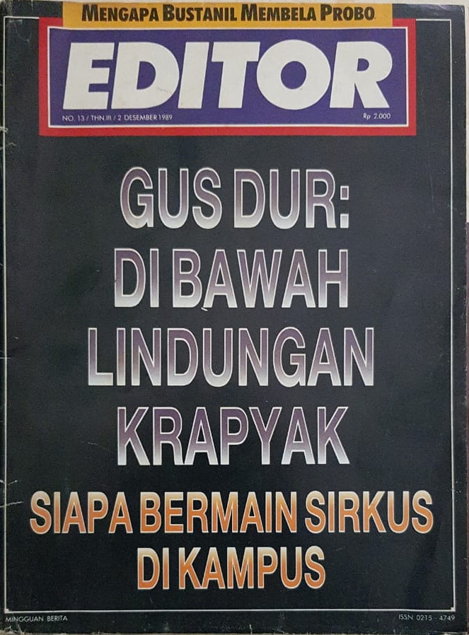 Editor, 2 Desember 1989
