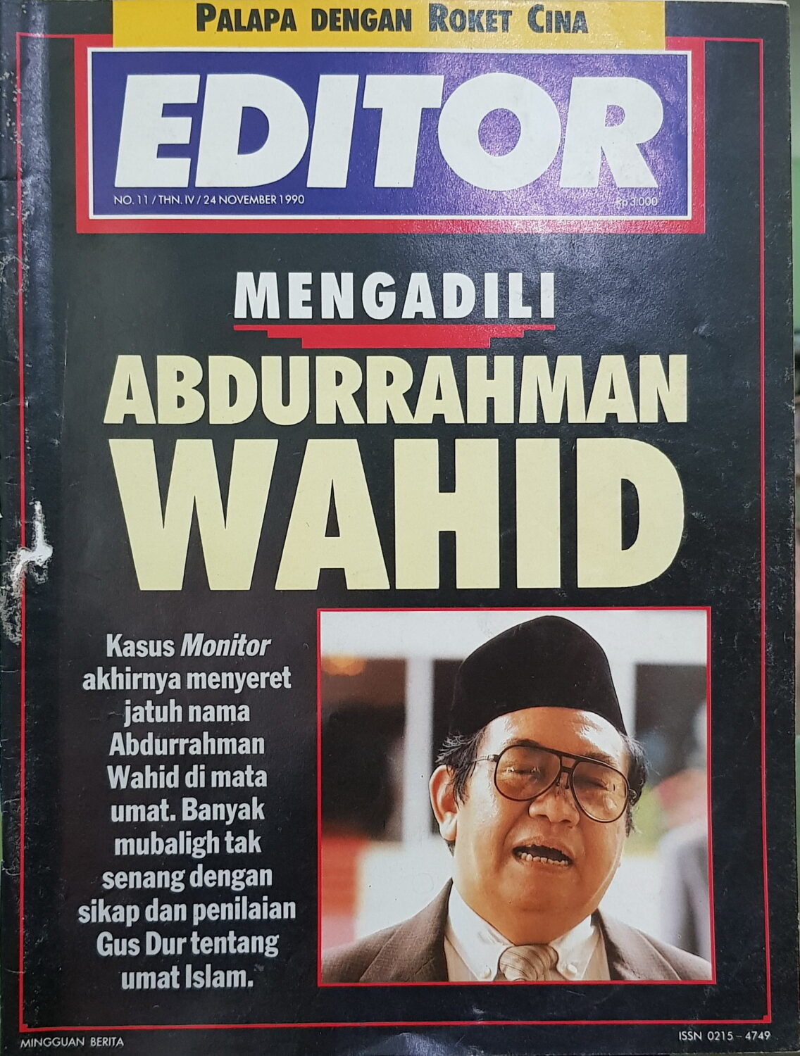 Editor, 24 November 1990