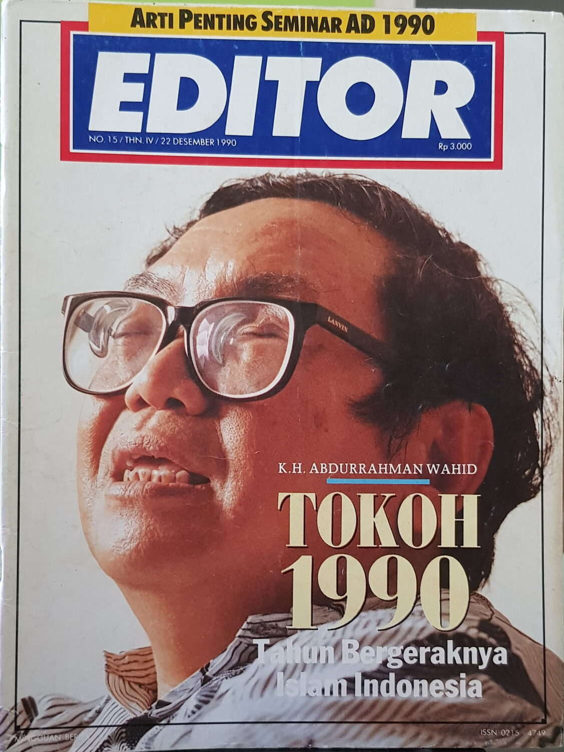 Editor, 22 Desember 1990
