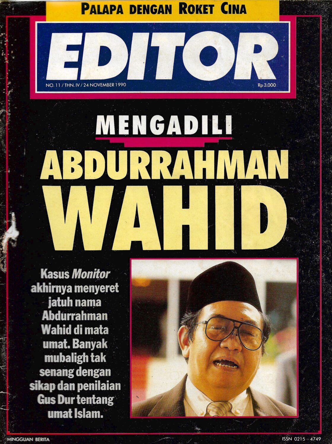 Editor, 24 November 1990