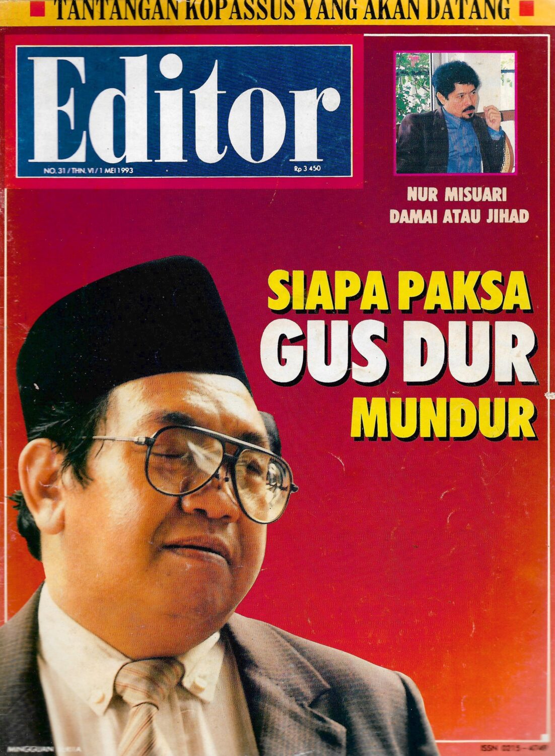 Editor, 1 Mei 1993