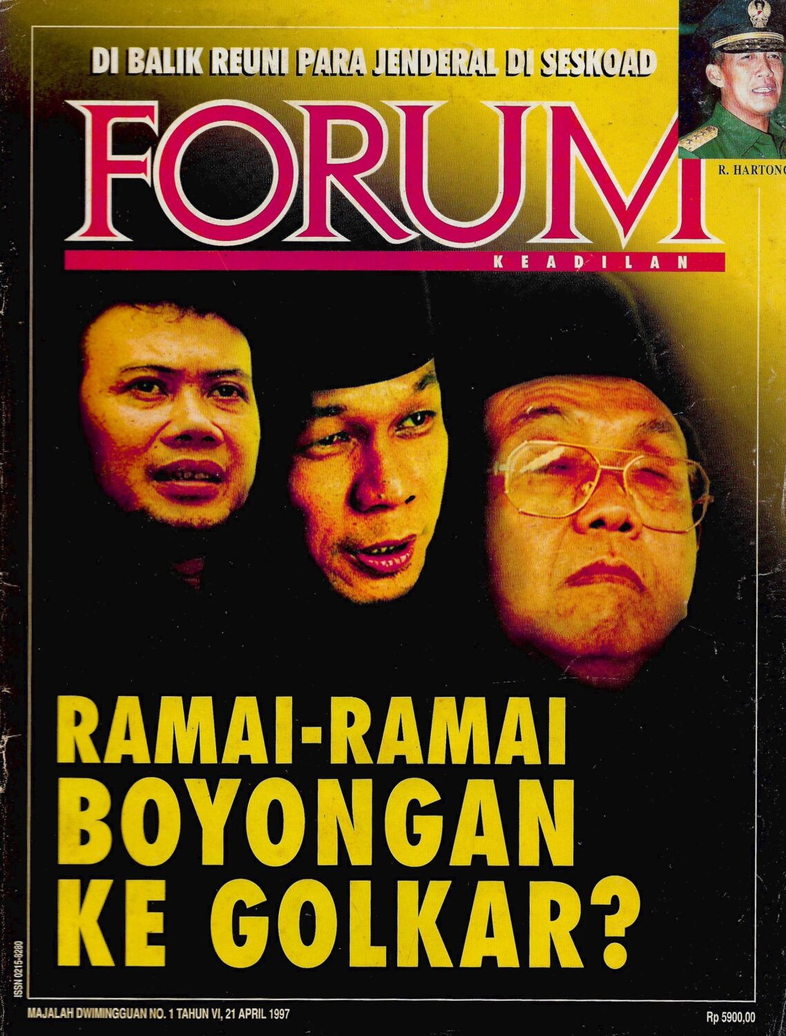 Forum Keadilan, 21 April 1997