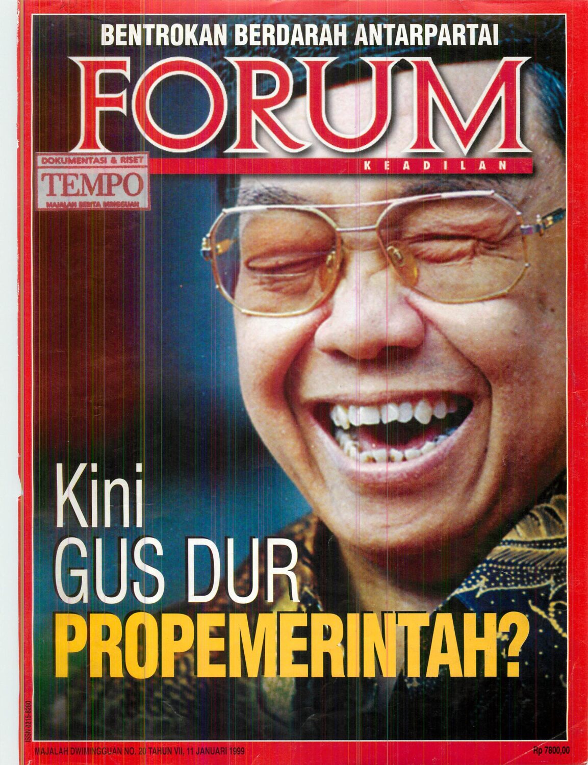 Forum Keadilan, 11 Januari 1999