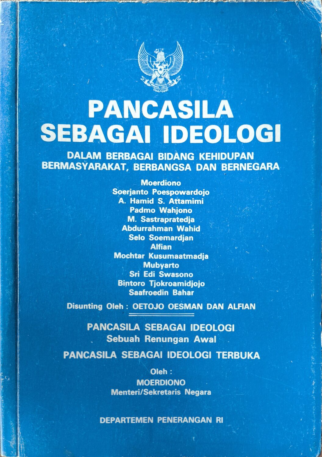 Pancasila Sebagai Ideologi Dalam Berbagai Bidang Kehidupan Bermasyarakat, Berbangsa dan Bernegara